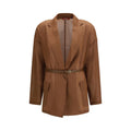 Max Mara Brown Ramie Coat