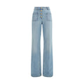 Valentino Garavani Blue Cotton Jeans Denim