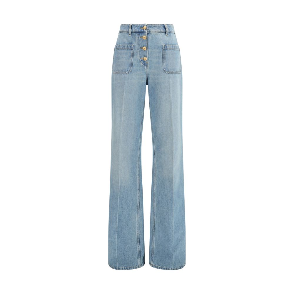 Valentino Garavani Blue Cotton Jeans Denim