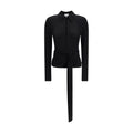 Ganni Black Recycled Polyester Shirt