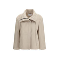Lardini Beige Polyester Full-Length Jacket