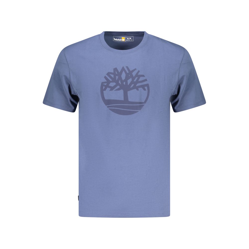 Timberland Blue Organic Cotton Men T-Shirt