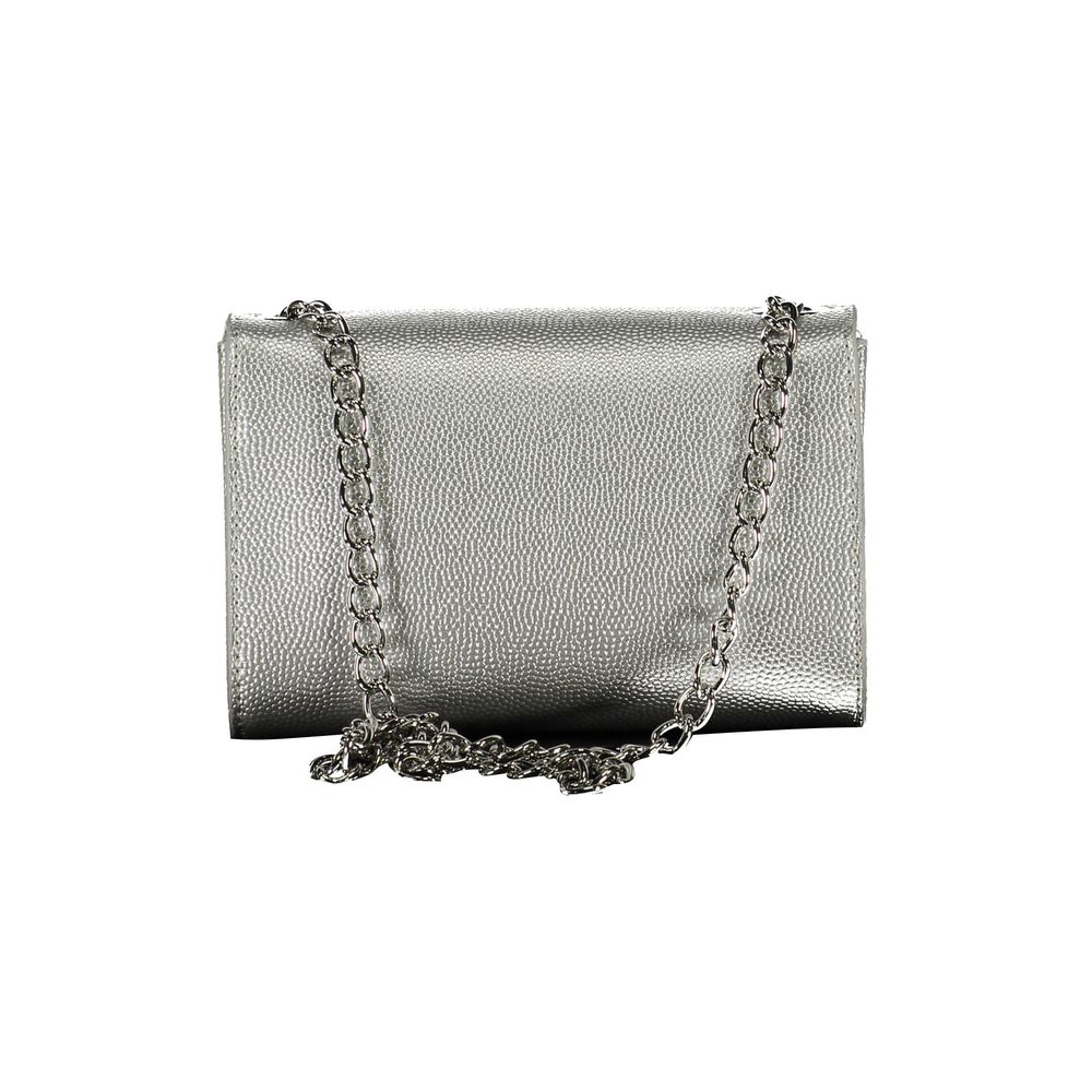 Mario Valentino Silver Polyurethane Women Bag
