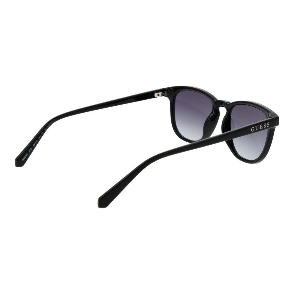 Guess Black Stainless Steel Sunglasses