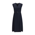 Fabiana Filippi Blue Viscose Long Dress