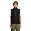 Lyle & Scott Black Polyester Sleeveless Jacket