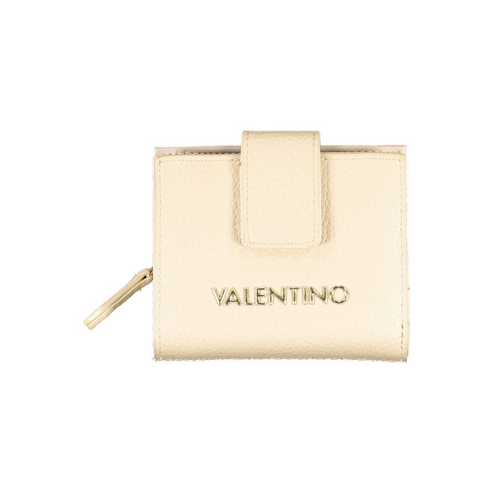 Mario Valentino Beige Polyurethane Women's Wallet