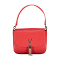 Mario Valentino Rosso Polyurethane Women's Bag with Removable Handles