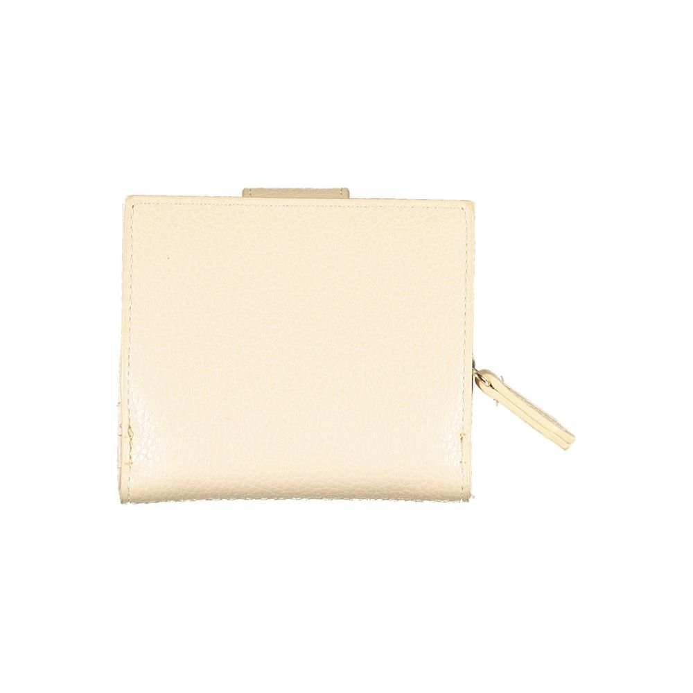 Mario Valentino Beige Polyurethane Women's Wallet