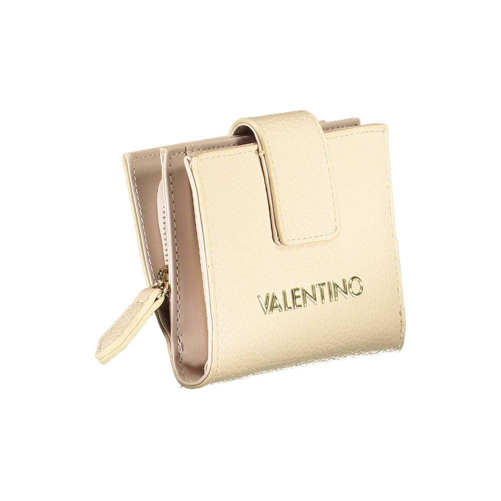 Mario Valentino Beige Polyurethane Women's Wallet
