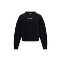 Palm Angels Black Cotton Sweatshirt
