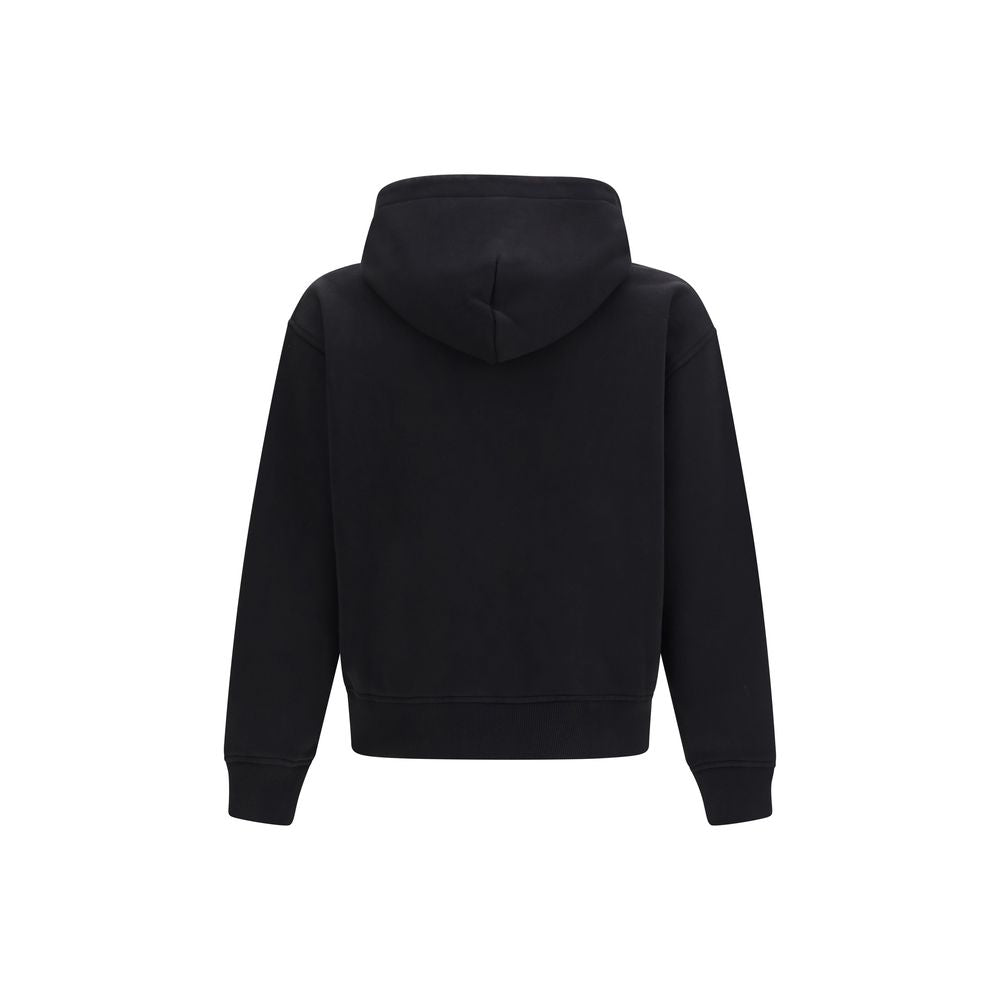 Palm Angels Black Cotton Sweatshirt