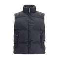 Palm Angels Black Polyamide Sleeveless Jacket
