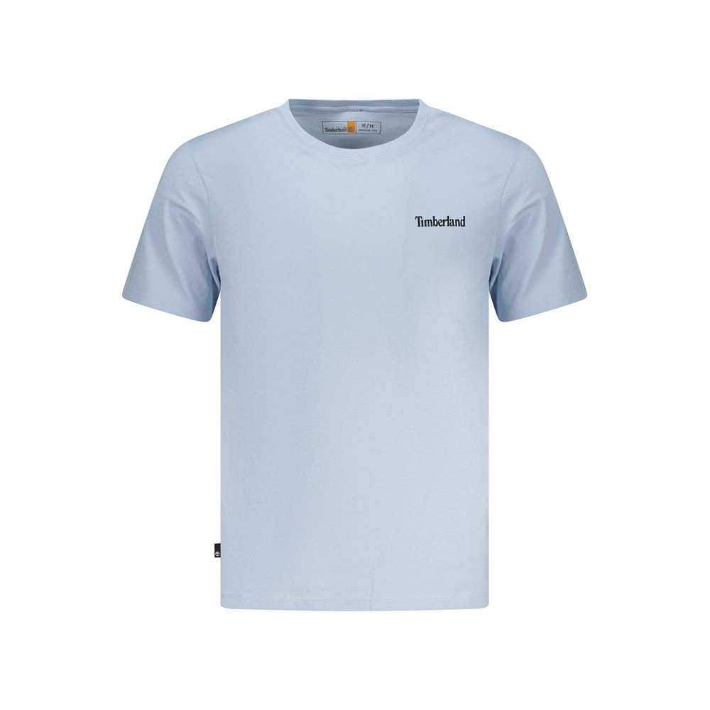 Timberland Azzurro Cotton Mens T-Shirt
