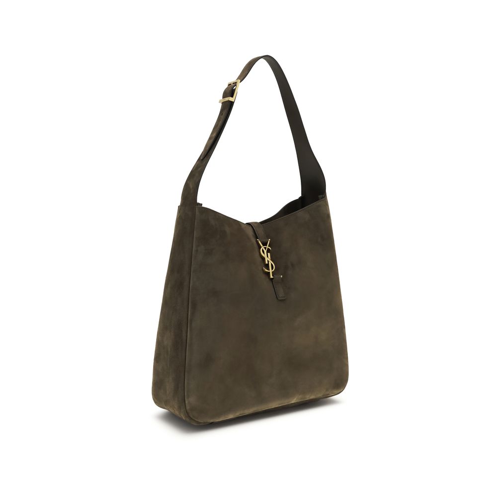 Saint Laurent Bicolor Calf Leather Bos Taurus Shoulder Bag