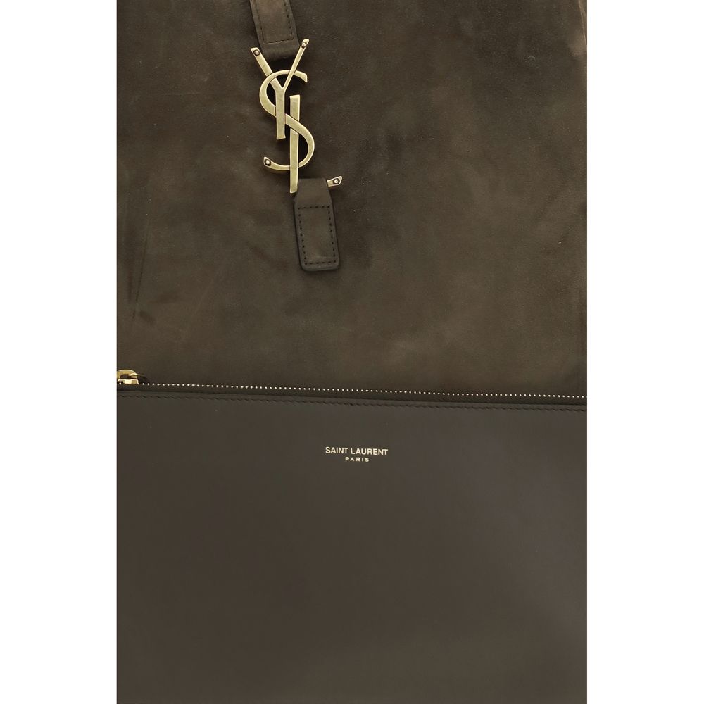 Saint Laurent Bicolor Calf Leather Bos Taurus Shoulder Bag