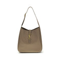 Saint Laurent Gray Calf Leather Bos Taurus Shoulder Bag