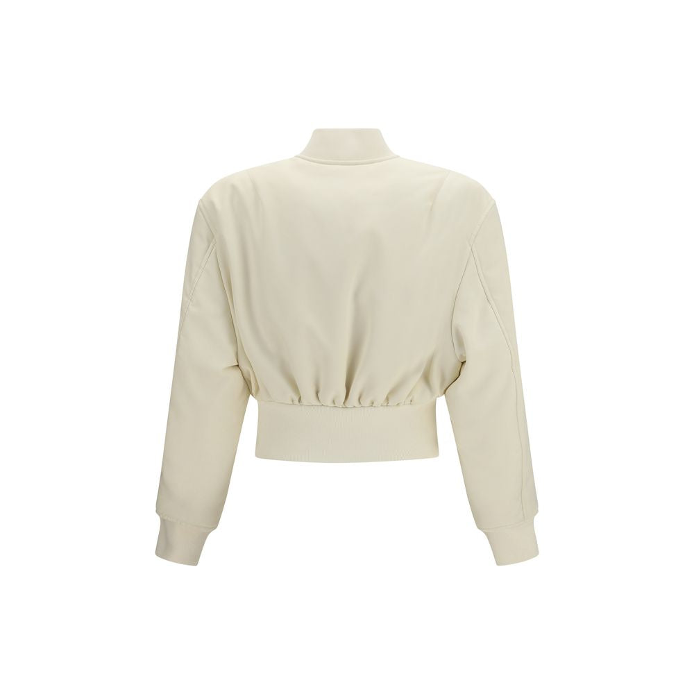 Balenciaga Beige Polyester Bomber