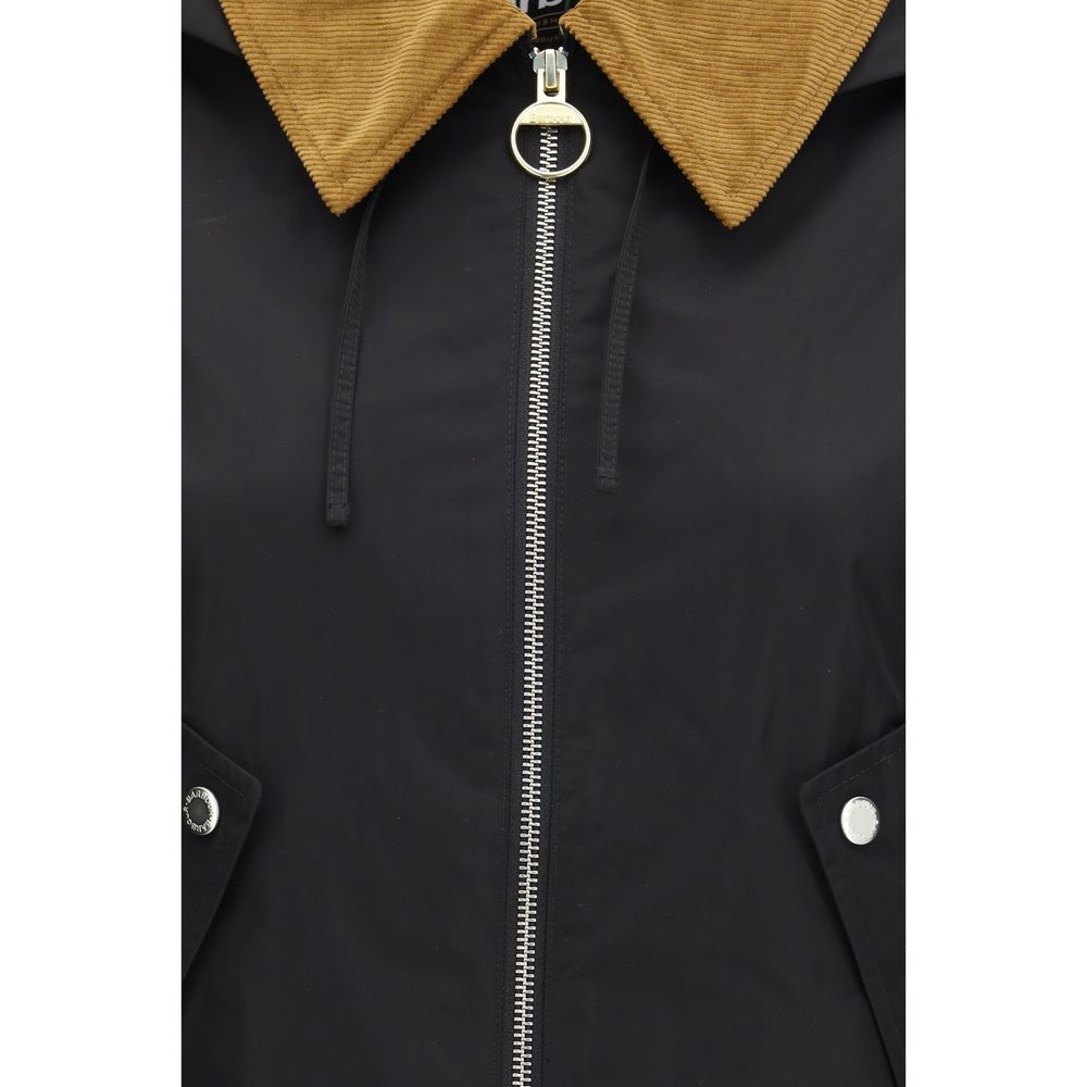 Barbour Black Polyester Shell Jacket