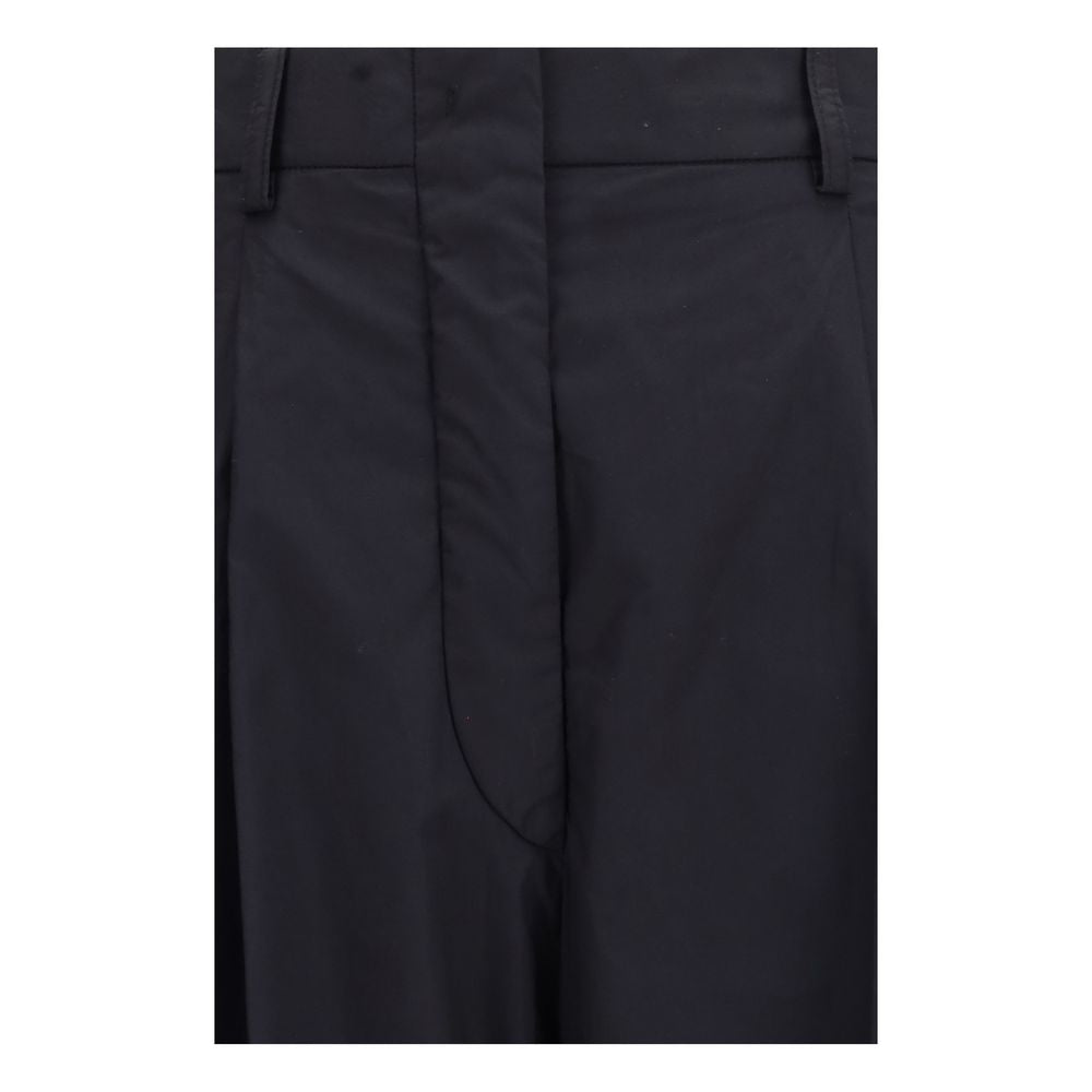 The Latest Black Cotton Casual Pants