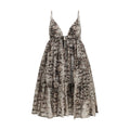 PINKO Beige Cotton Casual Dress
