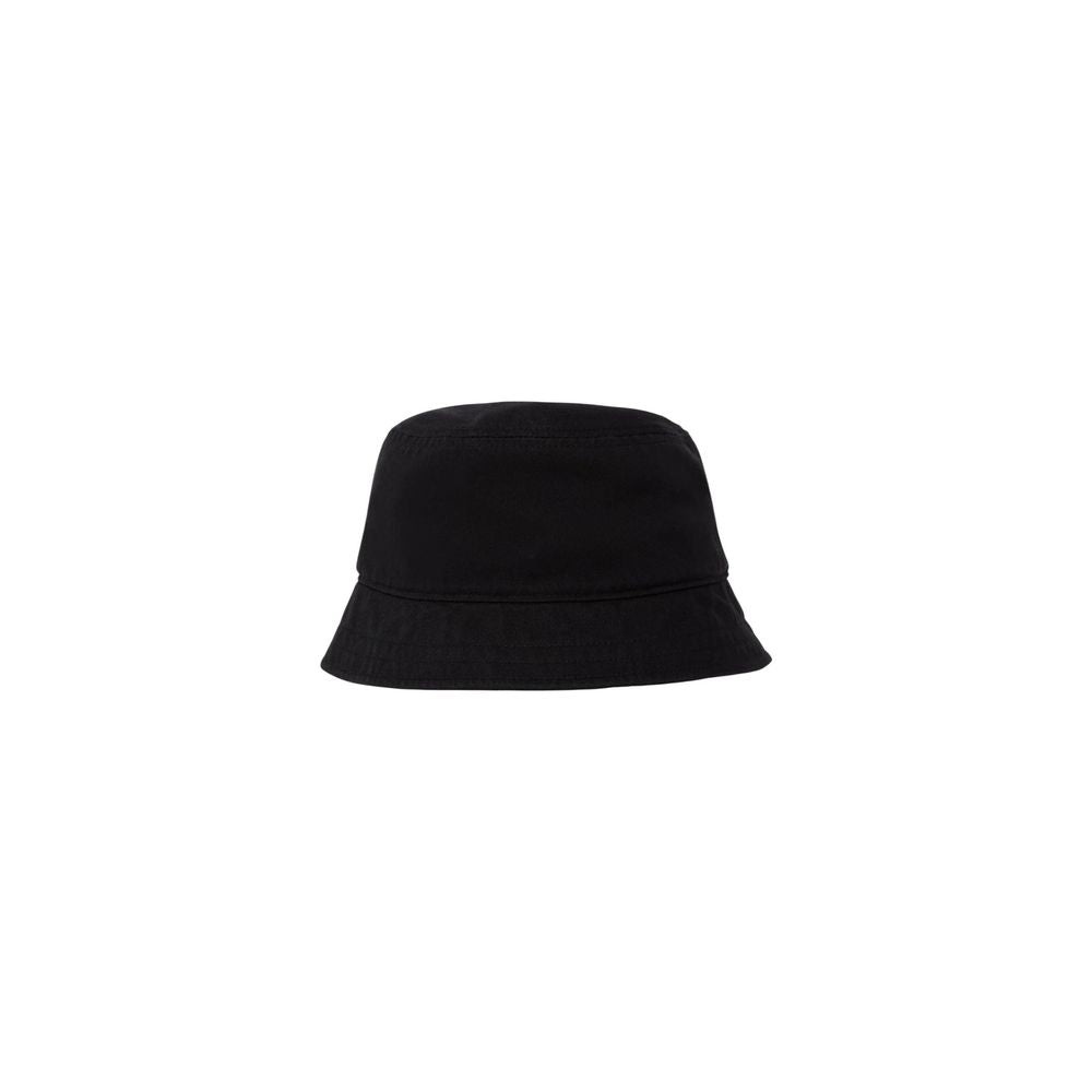 Lyle & Scott Black Cotton Bucket Hat
