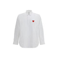 Comme Des Garçons Play White Cotton Dress Shirt