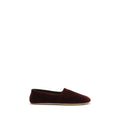 The Row Bordeaux Cotton Slip-On Loafers
