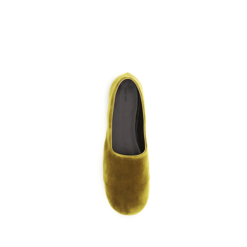 The Row Bicolor Cotton Slip-On Loafers