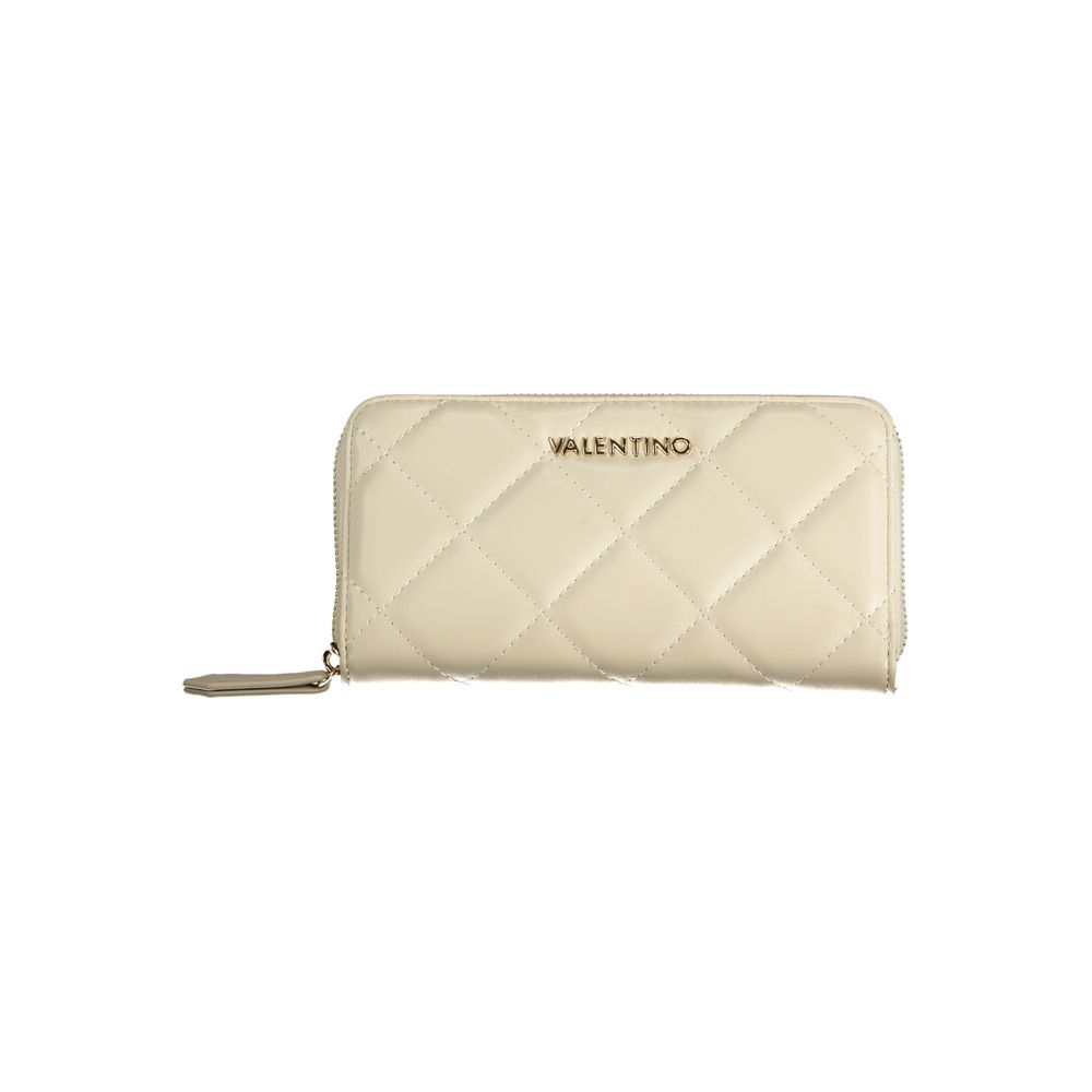 Mario Valentino Beige Polyurethane Women's Wallet