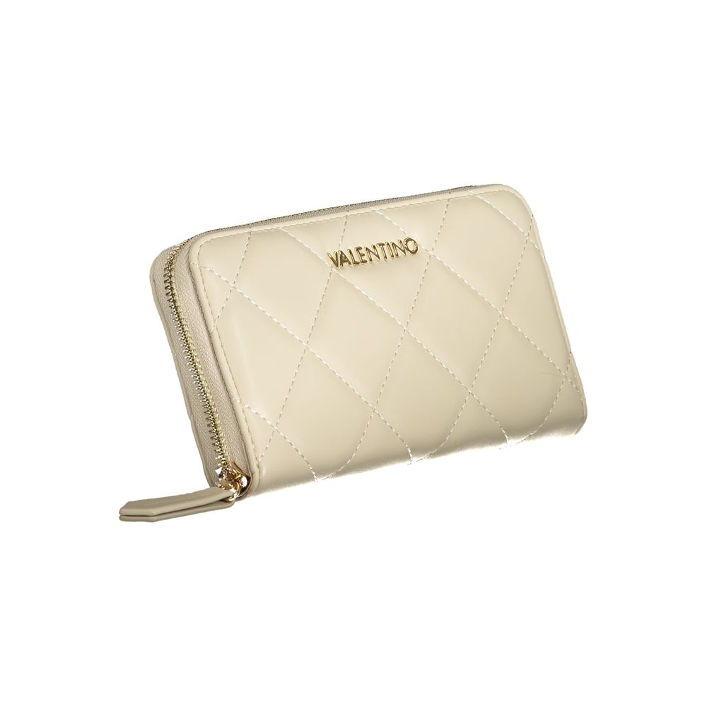 Mario Valentino Beige Polyurethane Women's Wallet
