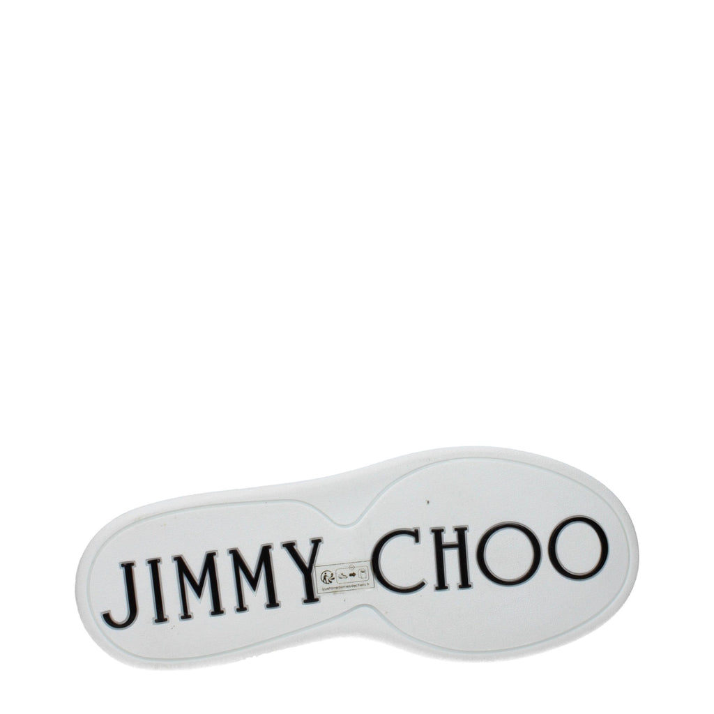 Jimmy Choo Black Leather Low Top Sneakers