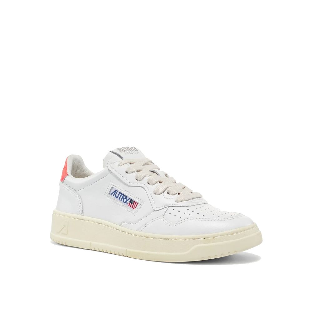 Autry White Leather Sneakers