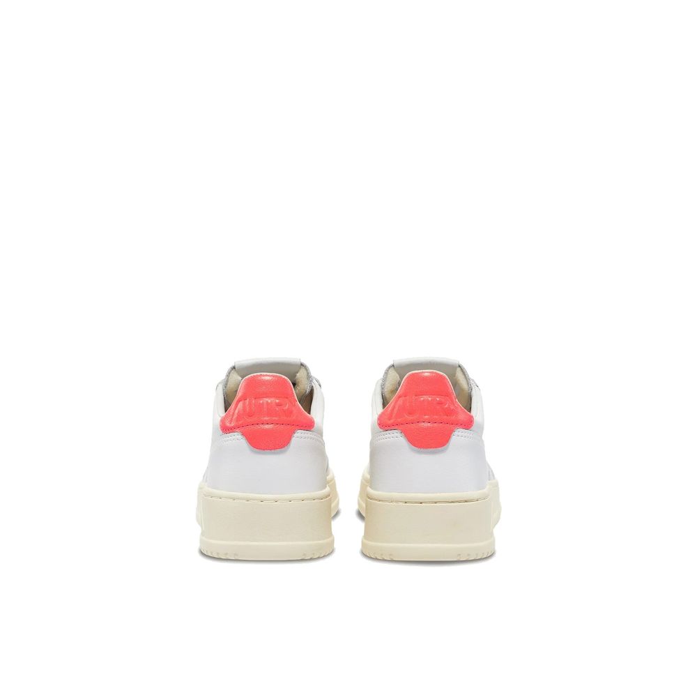 Autry White Leather Sneakers