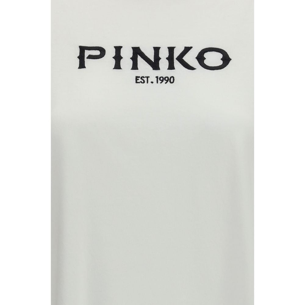 PINKO White Cotton T-Shirt