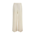 Brunello Cucinelli Beige Viscose Casual Pants