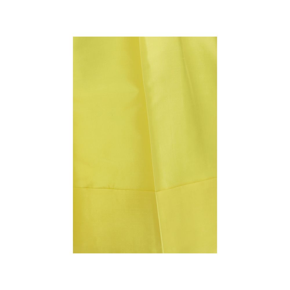 Sara Roka Bicolor Silk Bermuda Shorts