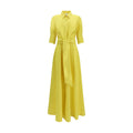 Sara Roka Bicolor Silk Casual Dress
