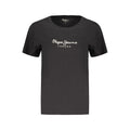 Pepe Jeans Black Cotton Women's TShirt