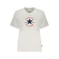 Converse White Cotton Womens T-Shirt