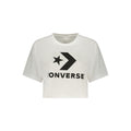 Converse White Cotton Womens T-Shirt