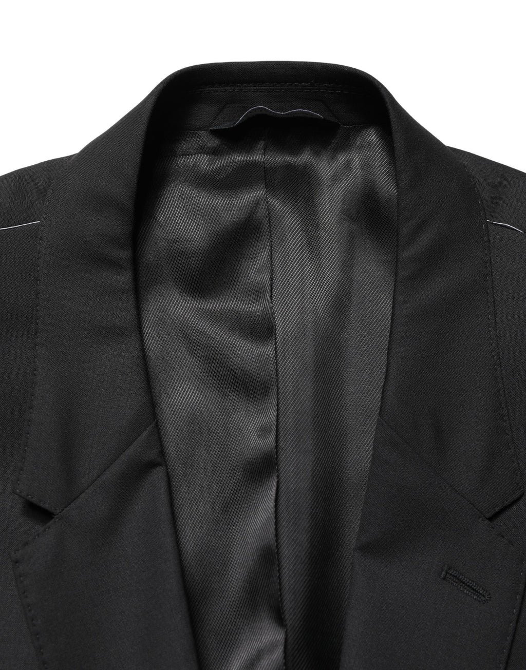 Dolce & Gabbana Black Single Breasted 2 Button Suit Jacket