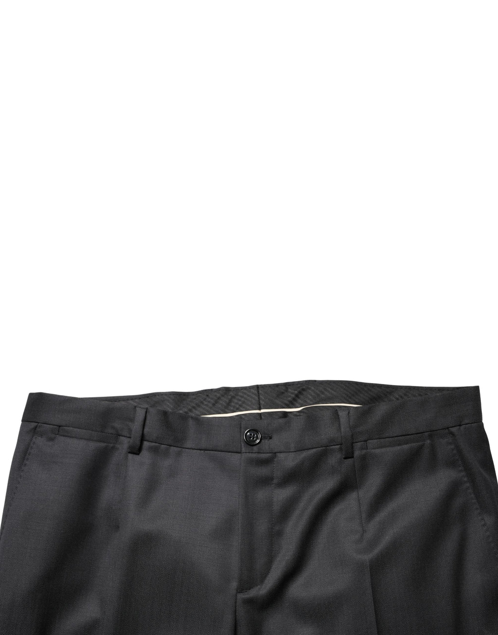 Dolce & Gabbana Black Wool 2 Buttons Formal 2 Piece Suit
