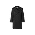 Saint Laurent Black Wool Coat