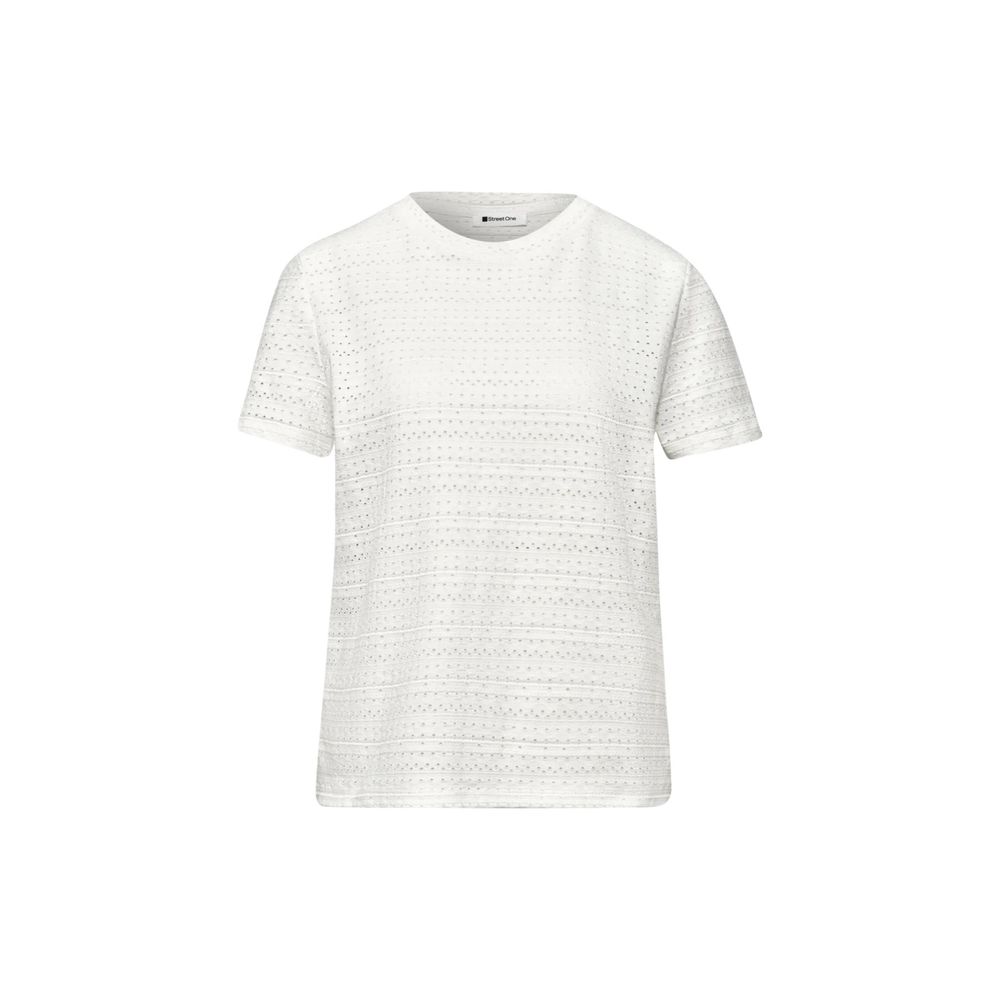 Street One Cream Cotton T-Shirt