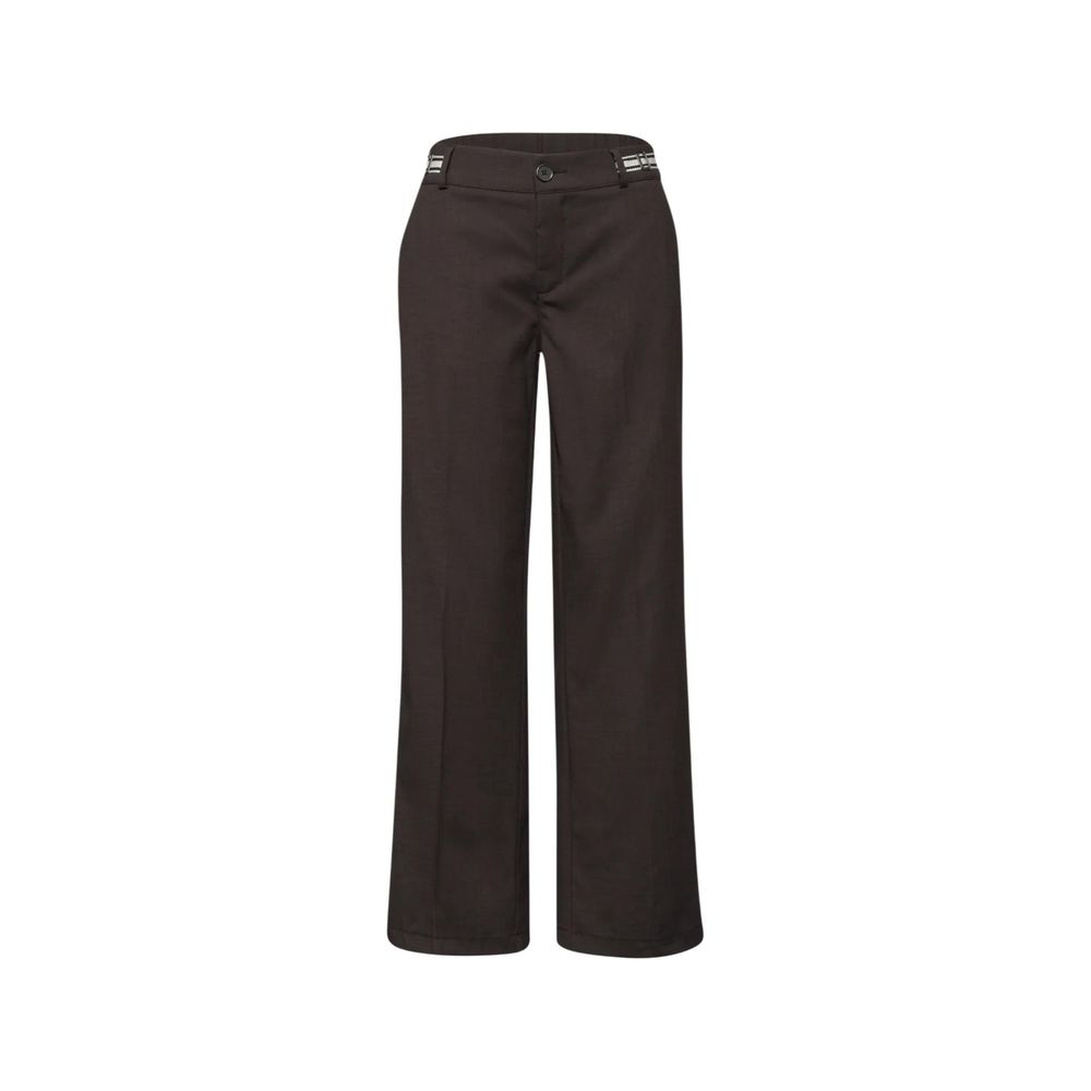 Street One Brown Viscose Casual Pants