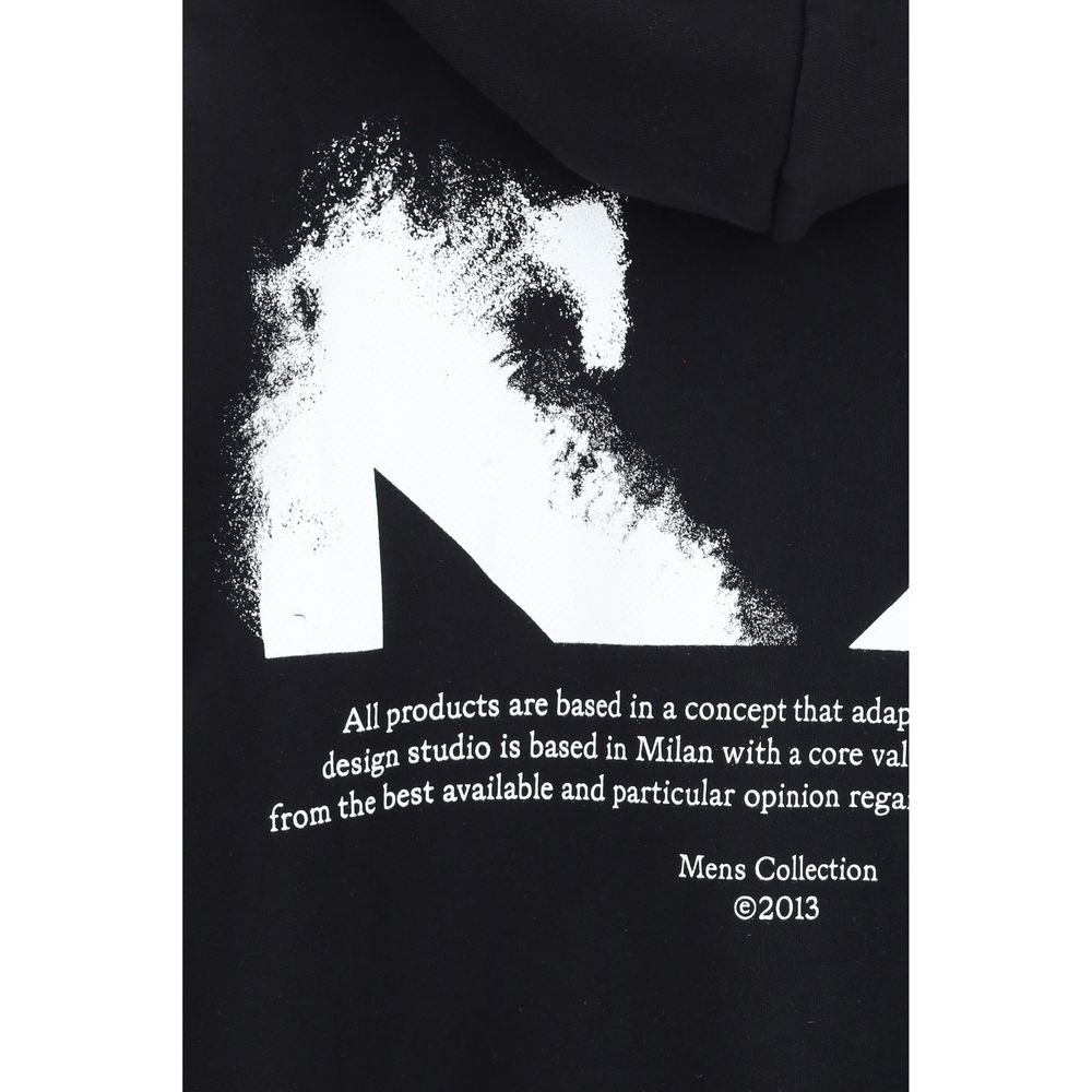 Off-White Black Cotton Sweatshirt