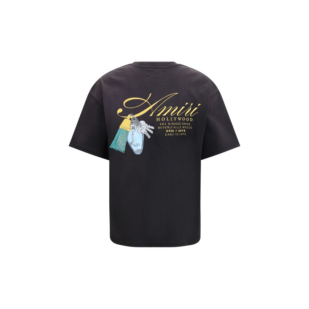 Amiri Black Cotton T-Shirt