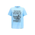 Golden Goose Blue Cotton T-Shirt