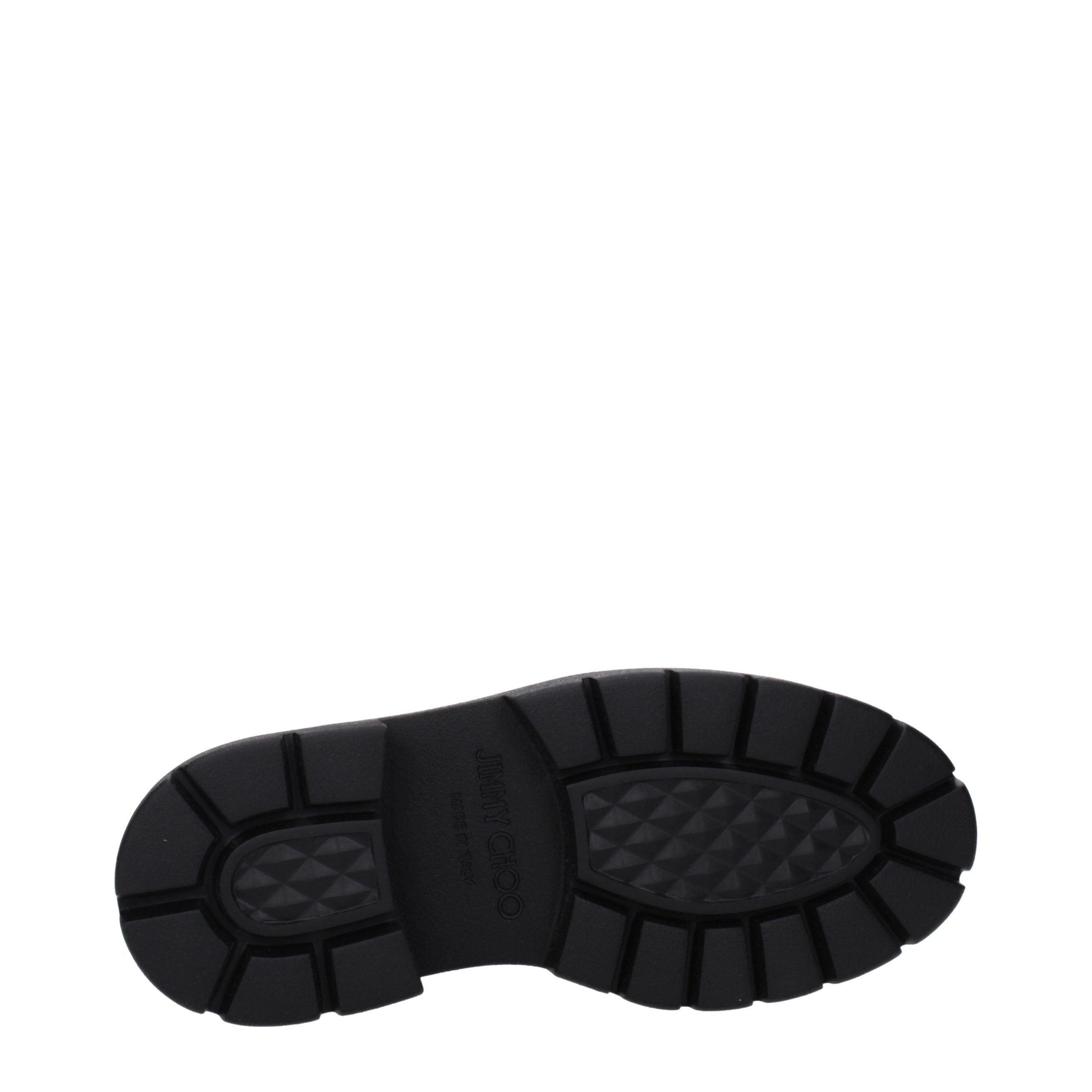 Jimmy Choo Black Leather Ankle Boots